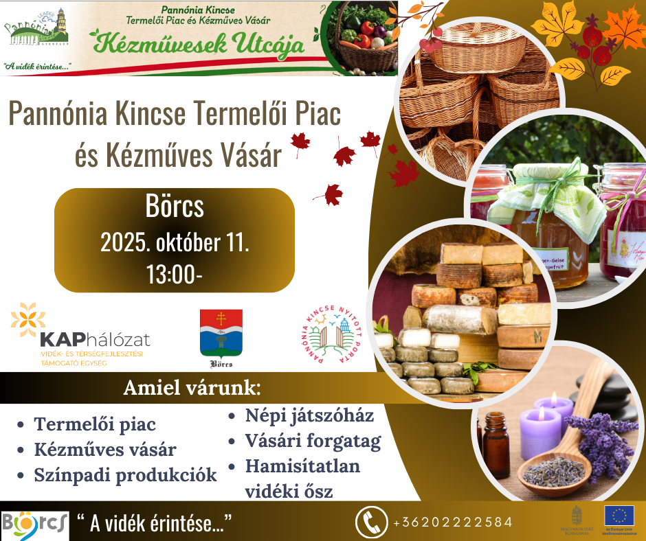 Pannónia Kincse Termelői piac és Kézműves vásár