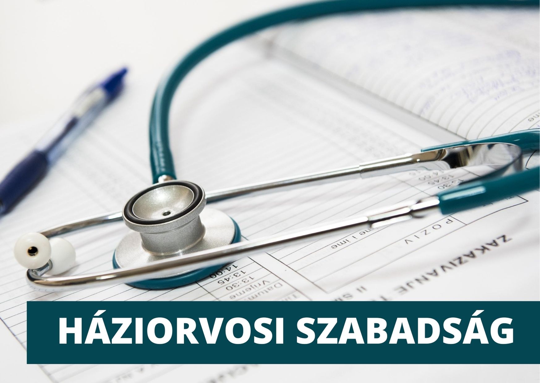Háziorvosi szabadság 09.07-09.11.