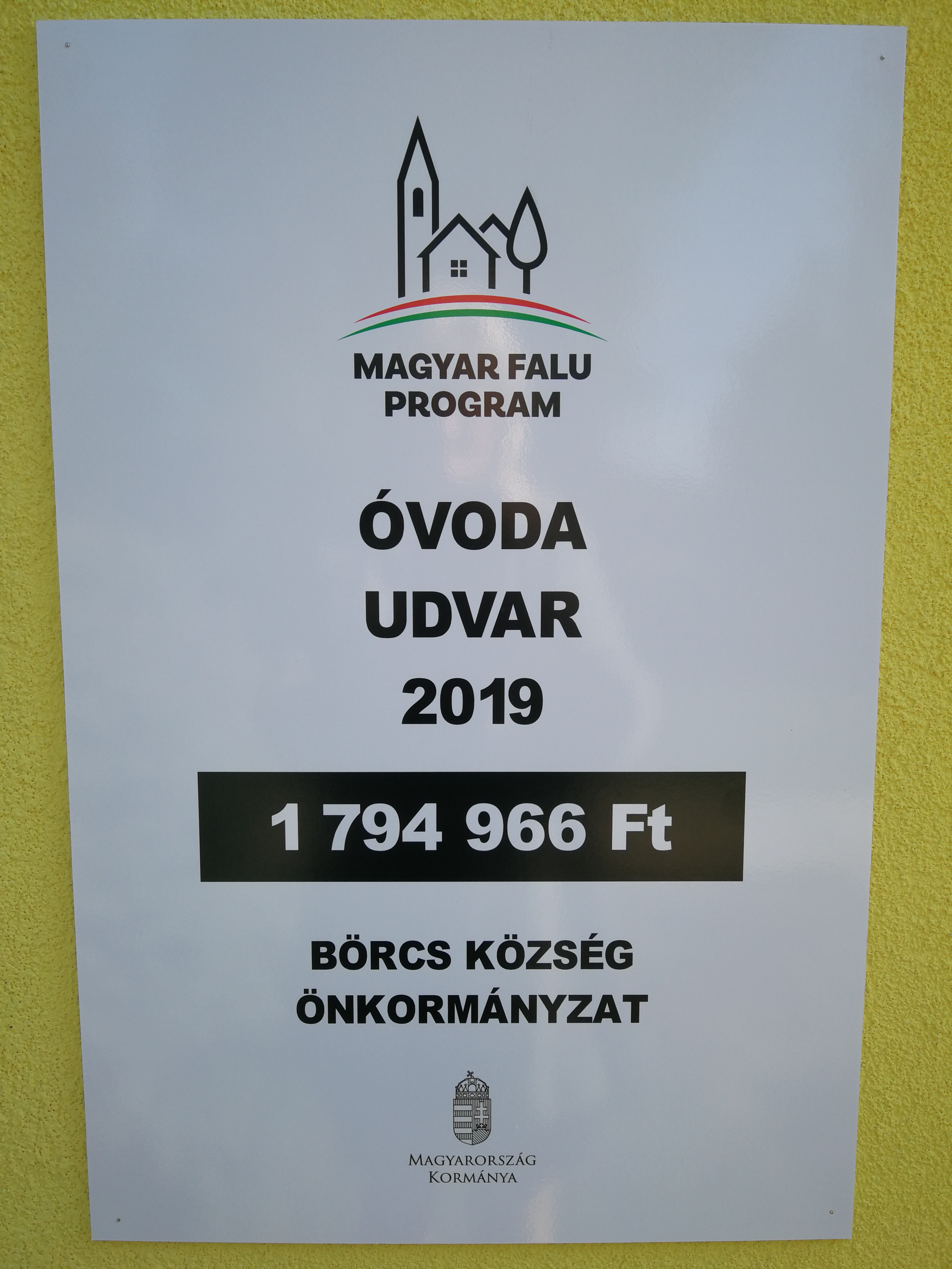 Óvoda udvar 2019